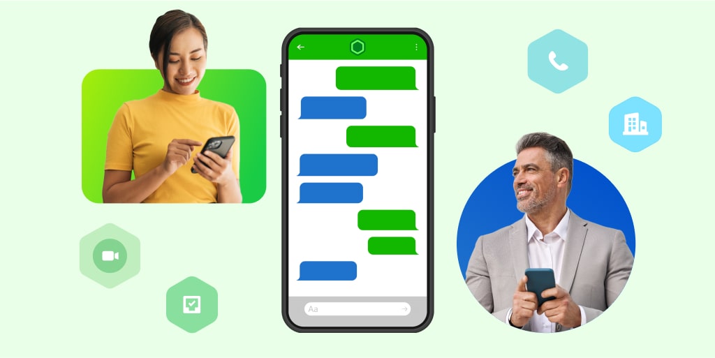 Collabs dans l’appli mobile Bitrix24