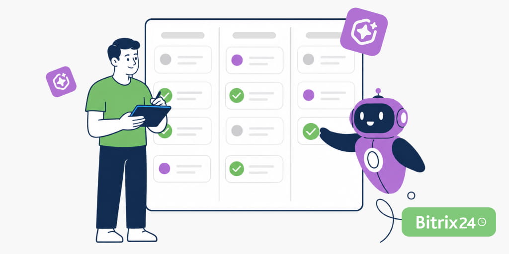 Nouveaux projets Bitrix24 : le chat, les outils et l’IA réunis dans un seul espace