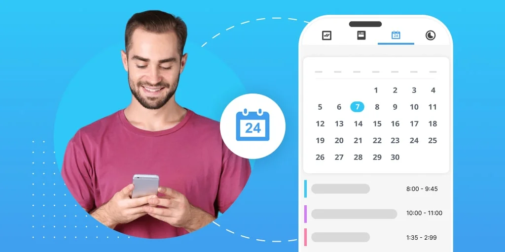 Mises à jour du calendrier et des créneaux disponibles sur l'appli mobile