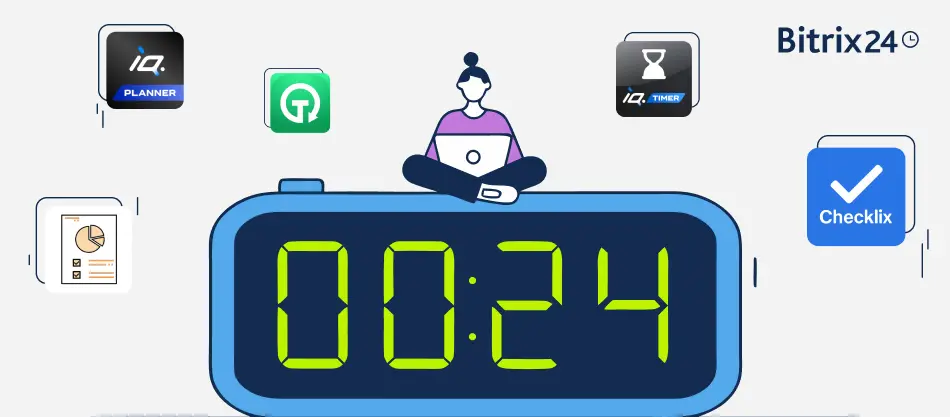 Bitrix24 Market : les 5 applis incontournables pour gérer le temps