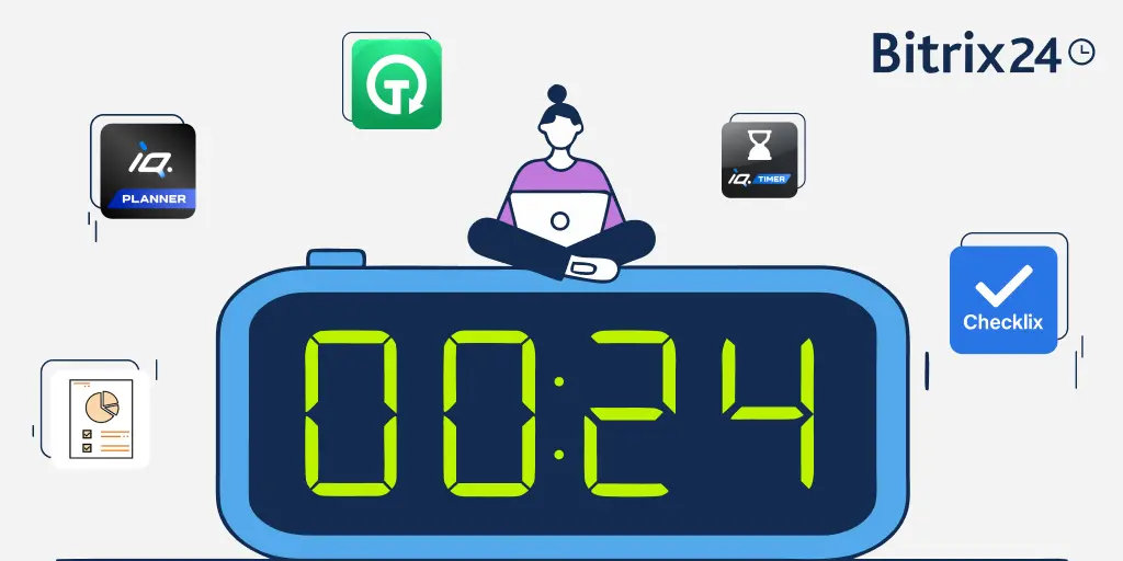 Bitrix24 Market : les 5 applis incontournables pour gérer le temps