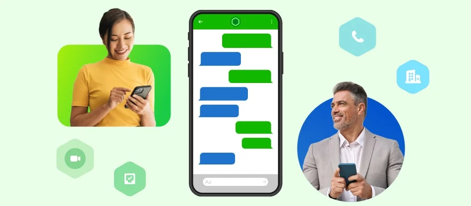 Collabs dans l’appli mobile Bitrix24