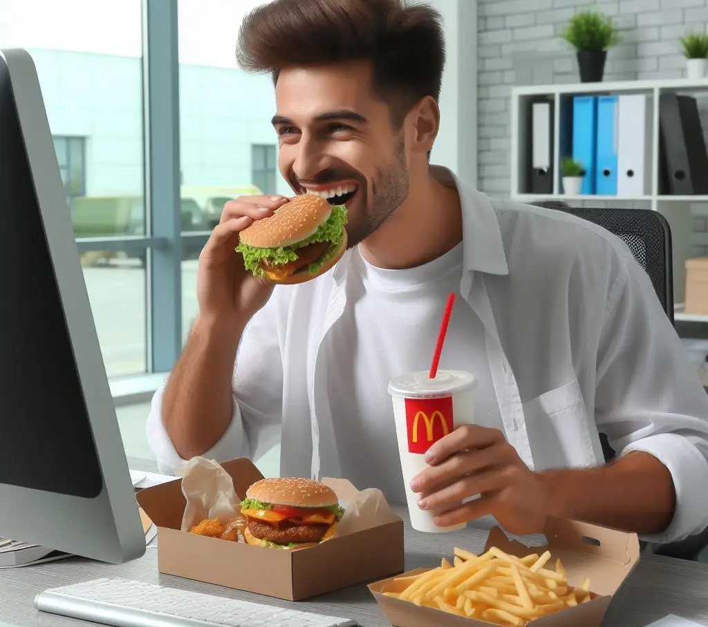 Ne pas manger de la malbouffe pour le déjeuner