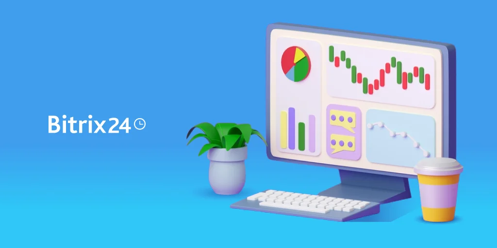 Bitrix24 contient tous les outils nécessaires pour construire une boutique en ligne, ajoutez les services de paiement et suivre les ventes.