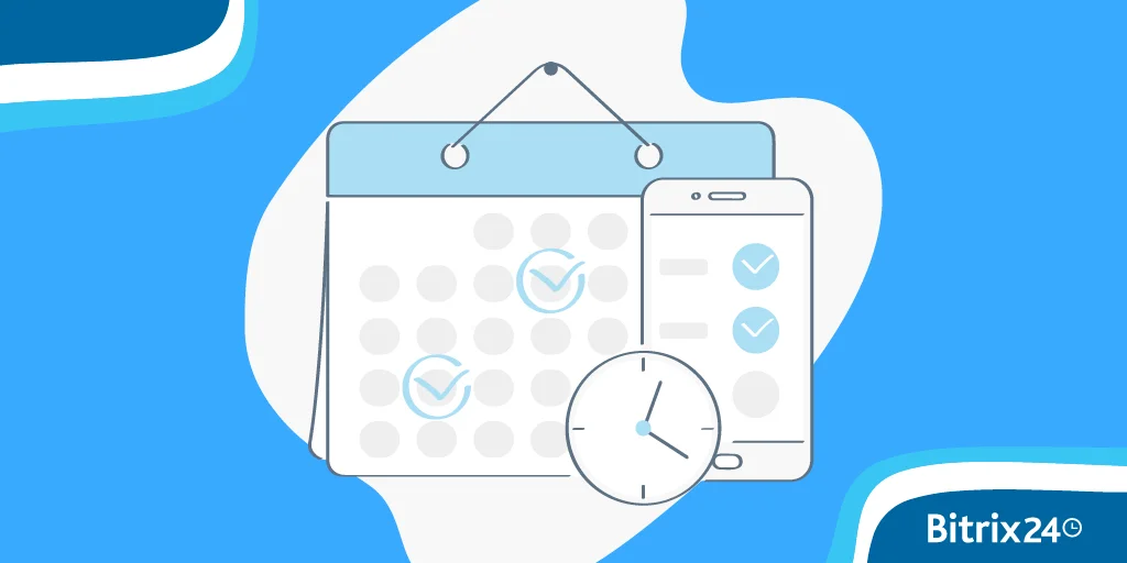 Le calendrier Bitrix24 permet aussi de bien organiser ses tâches pour planifier effiacement.