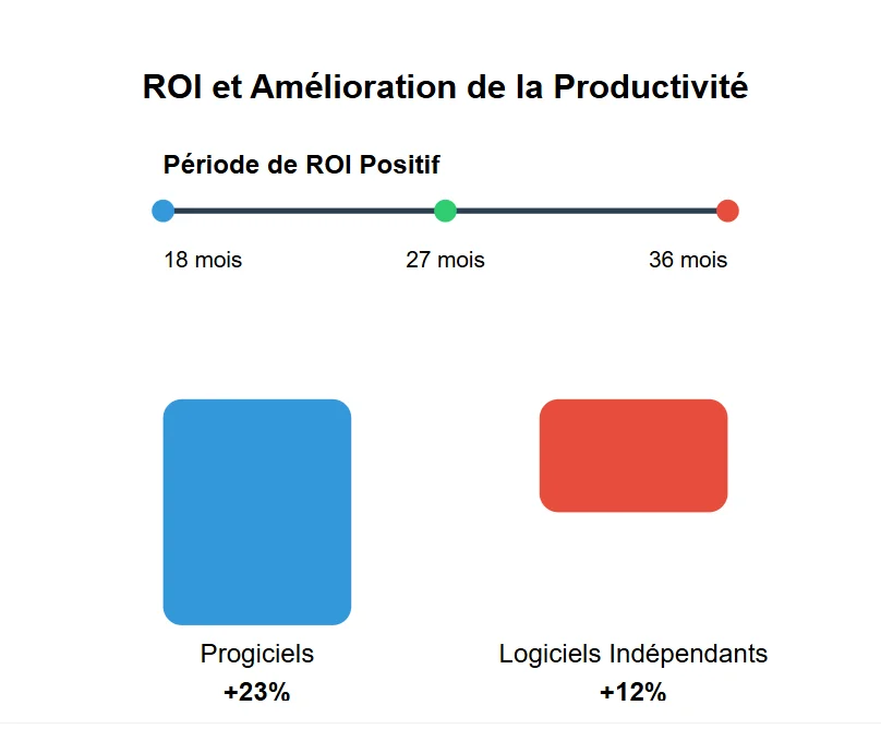 Avantages et inconvénients du progiciel par rapport au logiciel