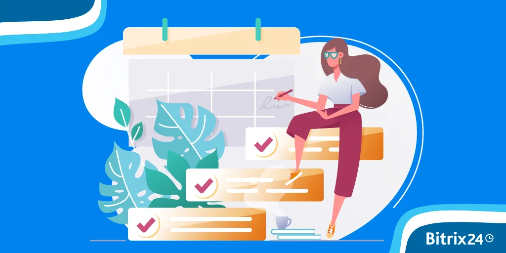 Le calendrier Bitrix24 est très pratique pour plannifier la stratégie d'une entreprise.